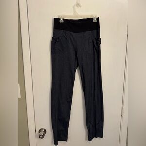 Prana women’s medium casual pants navy stretch pockets gym hiking
